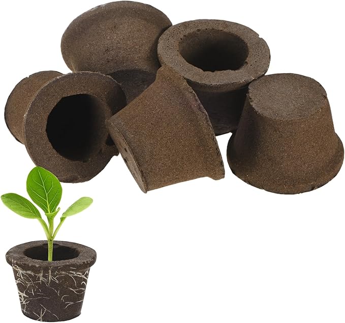 M METERXITY 5-Pack Grow Sponges, 3.5x2.3x2.4 Inch Replacement Root Growth Sponges Seed Pods for Plant Rooting/Seed Germination/Hydroponic Gardens System Supplies, Starter Plug for Seeds