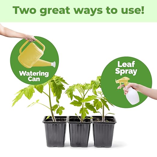 Seedling Fertilizer- Plant Food for Seedlings, Great for Growing Starts and Young Plants, 8oz (250ml)