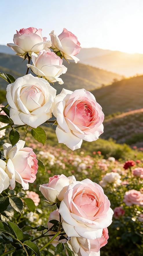 300+ Mixed Climbing Rose Seeds for Planting Outdoors-Hybrid Rare Rose Flower Seeds to Plant,Non-GMO Heirloom Home Great Garden Vine Home Landscape