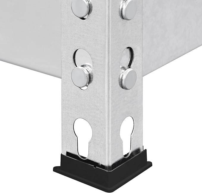 Yaheetech Storage Shelves, 5 Tier Heavy Duty Adjustable Metal Shelving Unit, Industrial Utility Rack for Garage Warehouse Pantry Closet (35.5 W x 17.5 D x 72 H Inches, Silver)