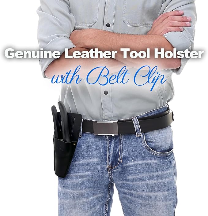 Garden Leather Pruner Sheath,Tool Holster for Gardening Pruning Shears,Durable Scissor Protector Cover