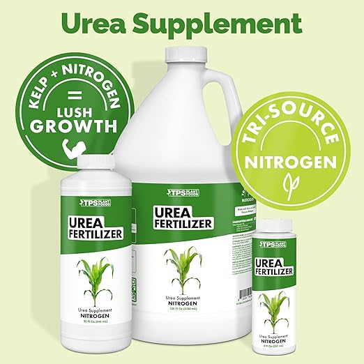 TPS NUTRIENTS Urea Fertilizer for Plants, 15-0-0 Balanced Nitrogen for Vibrant Green Growth, Liquid Plant Food 8 oz (250mL)