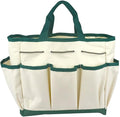 Outdoor Multi Pocket Gardening Tool Kit Holder Oxford 10" x 12" Bag 4 Side Pouches