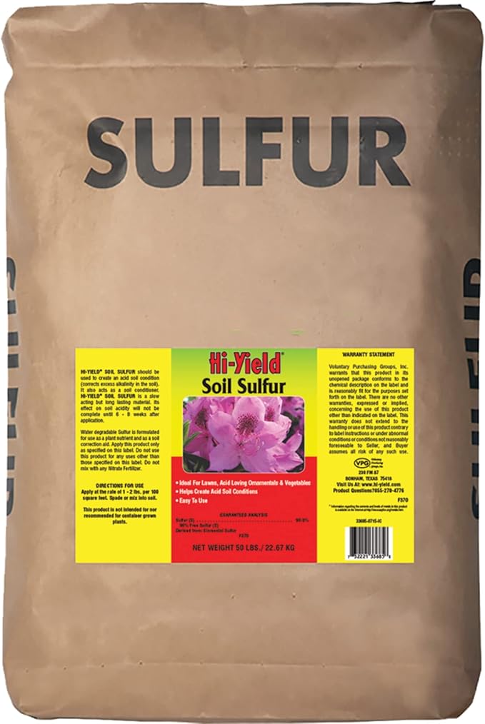 VPG 33685 Soil Sulfur Fertilizer, 50-Pound