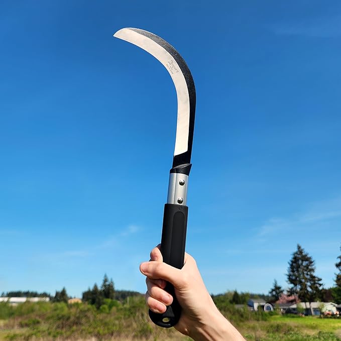 Zenport K310-3PK of Sickles, 9-inch Blade (23cm) Brush Sickle, 46cm Overall Length, 3-Pack