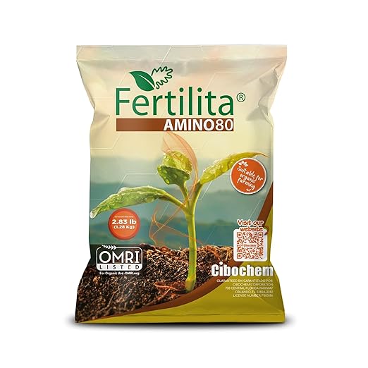 Amino ACIDS 80% More Concentrated - for Indoor and Outdoor Plants, LAWNS, Vegetables, and Fruit Trees - Supports Robust and Vigorous Growth,Better YIELDS - Water Soluble, Won't Burn
