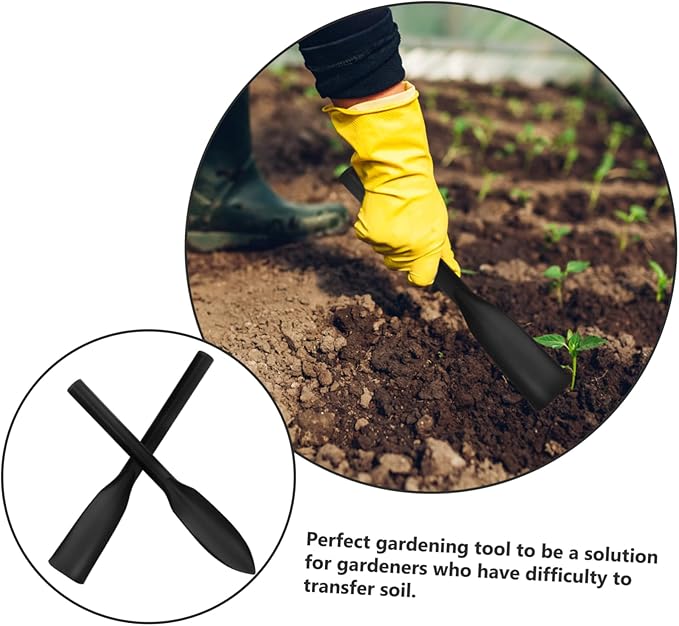 2pcs Gardening Shovel Trowel Garden Cultivator Hand Tool for Gardening Planting and Weeding
