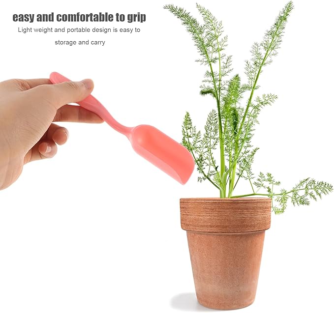 Sosoport Gardening Tool Set 20pcs Planting Tools Shovel Spatula Stakes for Pot Garden Plants Random Color