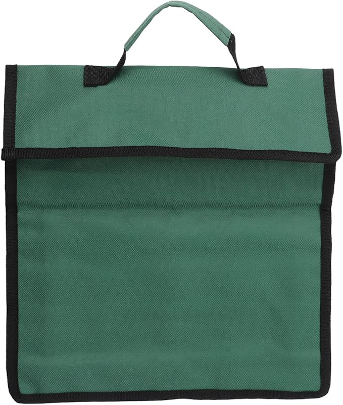 Gavigain Garden Tool Storage Bag 600D Oxford Cloth Foldable Portable Gardening Tote with Multiple Pockets for Outdoor Garden (Blackish Green)