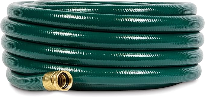 Gilmour Flexogen 3/4 in x 50 ft Garden Hose, Heavy Duty Water Hose, Flexible and Kink Resistant Outdoor Hose, Green