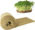 1 Roll 10" x 20ft Microgreen Growing Mat, Jute Fiber Grow Mats, Organic Hydroponic Pads, Microgreens Growing Kit for Germination Trays, Wheatgrass Sprouts Microgreen, Seed Starter