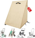 Veranda Patio Free Standing Portable Garden Hose Reel Cover,Waterproof, Dustproof and Sun-Proof Protect Your Hose Reel and prolong its Life(26"W x25"D x 35"H)