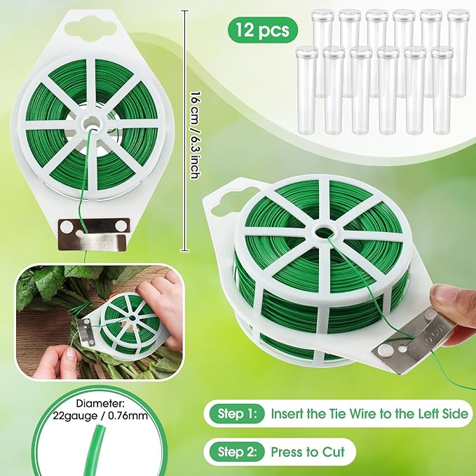 207 Pcs Flower Arrangement Supplies Florist Garden Tool Gift Kit for Women Mother's Day Include Green Tool Bag Thorn Remover Rose Stripper Outdoor Hand Tools Stem Pruning Shear Gloves Stem Wire Etc