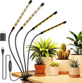 NEEWER ENTRY LEVEL VERSION Four Bar Grow Lights for Indoor Plants, Full Spectrum Clip Plant Growing Lamp with 160 Blue, Red, White LEDs, 3/9/12H Timer, Dimmable for Gardening Seed Starting Bonsai, N30