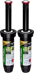 Rain Bird 22SAPROPR Pressure Regulating (PRS) High-Efficiency Pro Rotary Sprinkler, Hand Adjustable 45°- 270° Pattern, 17' - 24' Spray Distance, 4" Pop-up Height (Pack of 2)