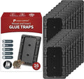 LULUCATCH Mouse & Insect Traps 16 Pack, Heavier Sticky Traps with Non-Toxic Glue for Small Mice & Insects. Sticky Mouse Traps Indoor, Easy to Set, Pet Safe Pest Control