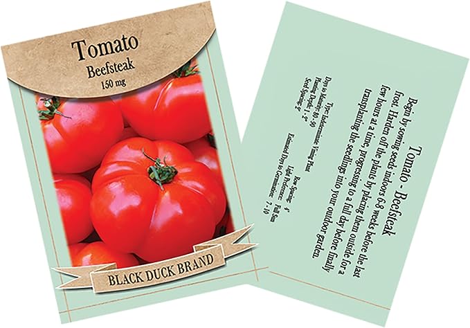 Black Duck Brand 50 Packs Assorted Heirloom Vegetable Seeds 40 Varieties Over 20,000 Heirloom Seeds, Includes Freedom Farms Vegetable Set Mylar Bag for Optimal Seed Storage! 100% Non-GMO