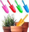 Garden Trowel for Digging and Planting, Mini Colorful Metal Hand Shovel, Small Trowel Set Garden Tools for Flower Soil Planting Digging Transplanting Ideal Gardening Gift for Kids