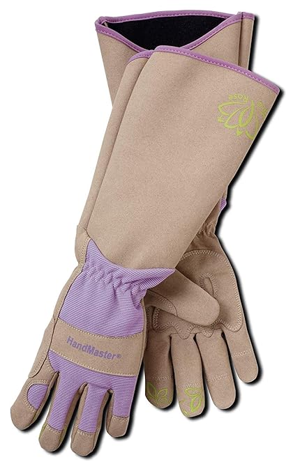 MAGID HandMaster Professional Rose Pruning Gloves, 6 Pairs, Size 7/Small, BE195T