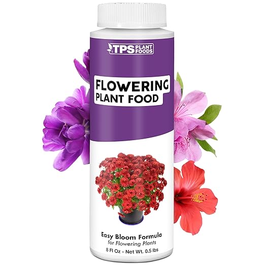 Flowering Plant Food – Liquid Plant Food for More Blooms, Vibrant Color & Stronger Bud Development, 8 oz