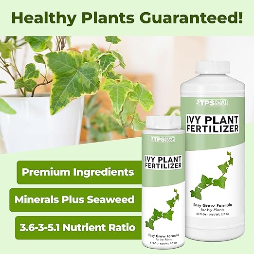 Ivy Plant Food, Complete Liquid Ivy and Vine Plant Ferilizer, 32 oz (1 Quart)