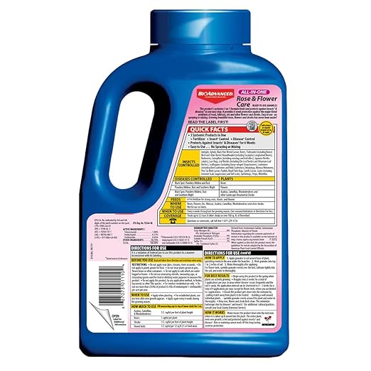 BioAdvanced All-In-One Rose and Flower Care Fertilizer, Granules, 4 lb, Rose Fertilizer and Disease Control