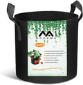 12 Packs 15 Gallon Grow Bags, Heavy Duty 300G Thickened Nonwoven Fabric Plant Pots with Handle