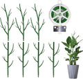 7 Pack Monstera Plant Support - 24.4" Plant Support Stakes for Indoor Plants Sticks Support Tall Indoor Plant Stakes with Twist Ties Stackable Plant Stem Support for Monstera Plants
