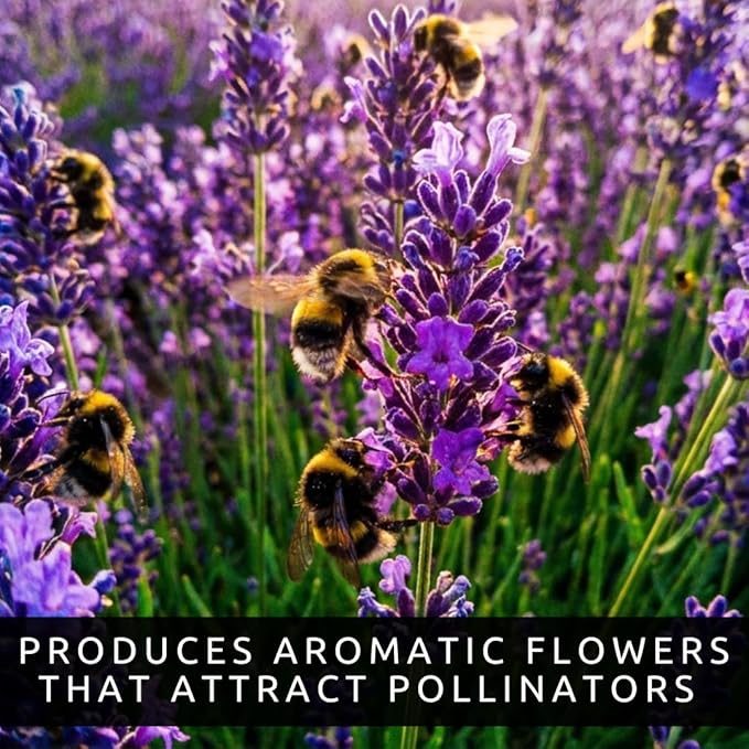 Lavender Seeds for Planting – Heirloom Non-GMO Lavender Flower Seeds – High Germination Rate – Fragrant Purple Perennial Herb for Garden, Indoor & Outdoor Growing (6,000 Seeds)