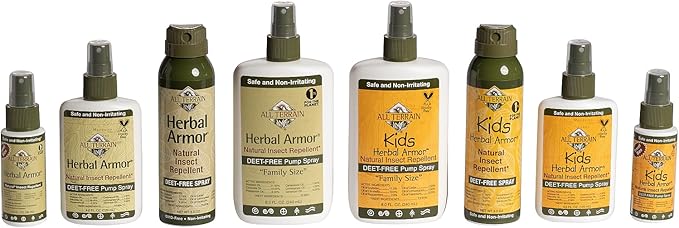 Herbal Armor DEET-Free Pump Spray 4oz. Insect Repellent, Plant-Based and All-Natural Bug Repellent, Safe for Family and Pets, Mosquito and Bug Protection