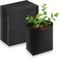 Amylove 100 Pcs Nursery Growing Bags, 8.2 x 4.9 Inches Non-Woven Fabric Growing Bags, Biodegradable Plant Pots Seedling Plant Start Pouches for Vegetables Flower Fruit Home Garden Greenhouse Supplies