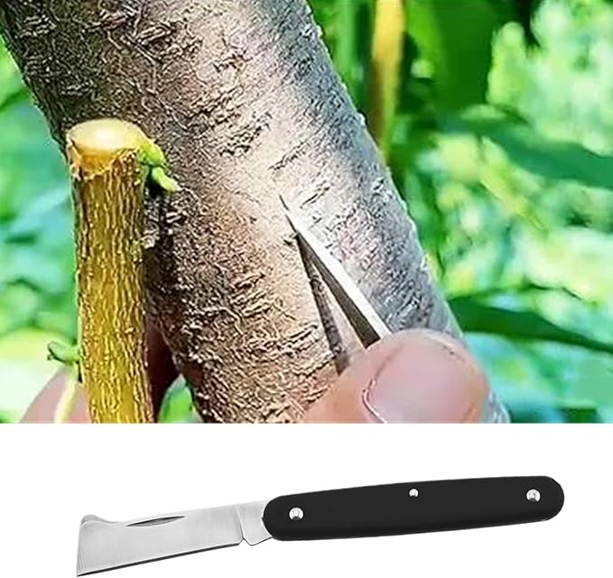 Grafting Gardening Knife for Pruning, Garden Knife Multi Cutting Tool for Budding Pruning, Grafting Cutting Budding Tool for Floral Fruit Tree
