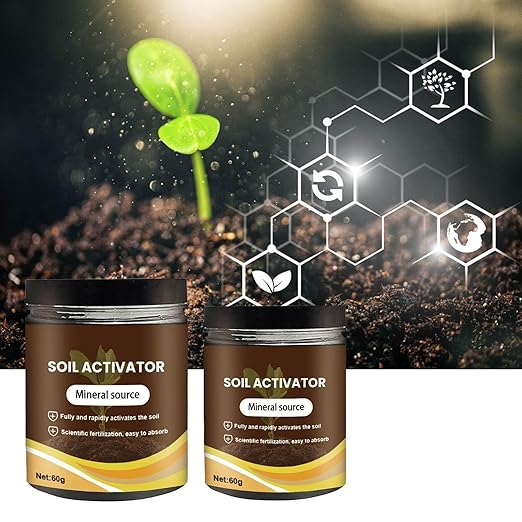 Soil Activated, 2025 Organic Soil Activator & Plant Fertilizer for Raised Garden Beds, Dirt Health Booster, Liquid Fertilizer for Indoor & Outdoor Plants for Raised Garden Beds, Potting Mix (4PC)