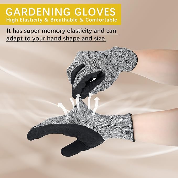 gardening gloves,garden gloves for women,Breathable latex dipped,Suitable for weeding and warehouse handling