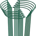 HiGift 10 Pack 24" H x 10" W Tall Plant Support Stakes, Half Round Metal Peony Cages and Supports, Monstera Plant Support Snake Plant Stake Flower Support Ring for Tomato, Hydrangea Outdoor Indoor