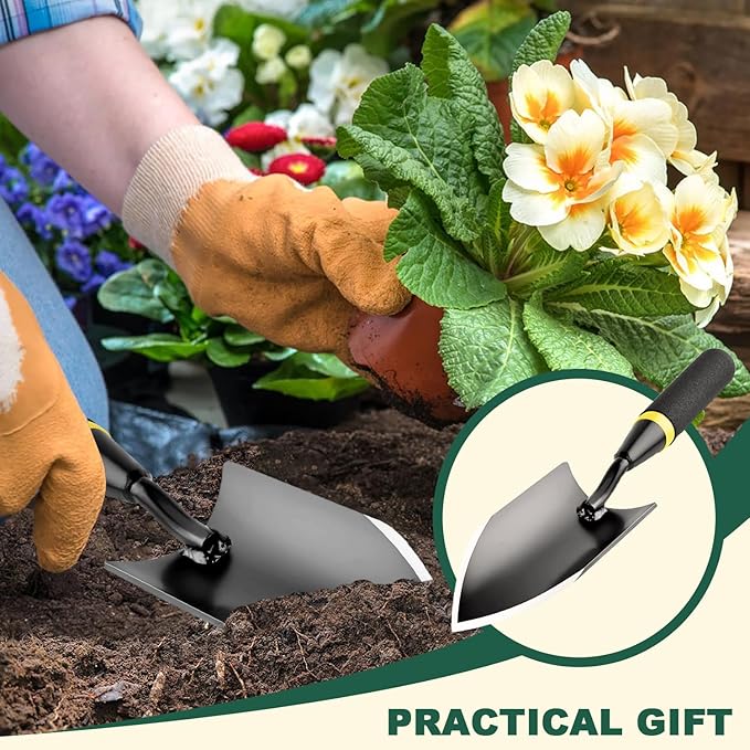 Weeder Tool for Weeding, Heavy Duty Gardening Hand Tool with Ergonomic Handle and Hanging Hole for Storage.