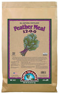 Down To Earth All Natural Fertilizers Organic Feather Meal - Slow Release Nitrogen Plant Food for Green Growth 12-0-0, 40 lb
