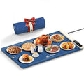 Warming Mat for Food, 24"x15" Food Warming Mat 6 Temperature & Timer Settings Upgrade Graphene Fast Full Surface Heating-Versatile Food Warmer for Gatherings, Parties, Everyday Use-Fruit Frost Blue