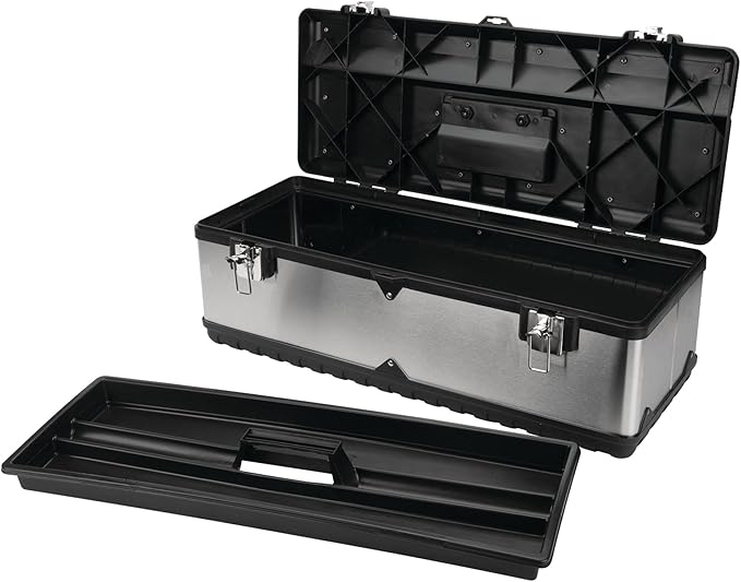 Performance Tool W54026 26-Inch Steel Tool Box With Removable Tote