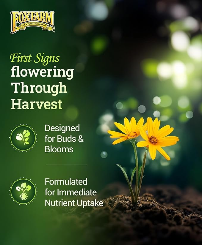 FoxFarm Soil Liquid Trio Pack - Big Bloom, Grow Big, Tiger Bloom Fertilizers for Vigorous Plant Growth, Bud Development & Abundant Fruit - Complete Liquid Plant Food Set - 3 Quart Bottles