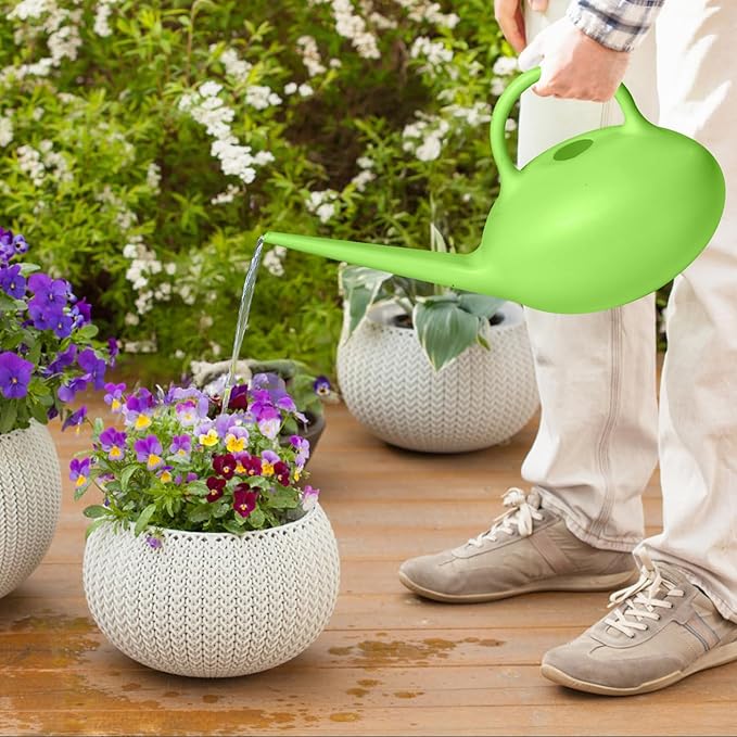 Plant Watering Can - for Indoor Plant Garden - 1/4 Gallon - Green