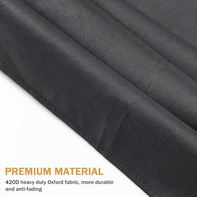 Outdoor Prep Table Cover Compatible with Royal Goumet Movable Dining Cart Table 40"x24"x32", Outdoor Bar Cart Cover for 40 inch Worktable, Waterproof Patio Dining Cart Cover