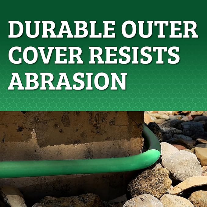 Flexzilla Colors Garden Hose 5/8 in. x 100 ft., Lightweight All-Weather Water Hose, Durable and Flexible, Leak-Free Connections, Forest Green