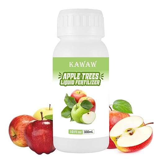 Organic Microbial Probiotic Fertilizer for Apple Trees & Fruit Trees, 10oz (300ml) Natural Fermented Liquid Plant Nutrient for Roots, Leaves & Fruit