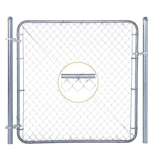 10 inch 100-Pack Chain Link Fence Ties, Heavy Duty 11 Gauge Aluminum Fence Tie Wires, Chain Link Hook Ties Dog Fence Slats for Chain Link Fence, Garden Fence, and Dog Fence Repair