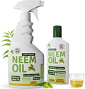 Neem Oil Spray for Plants (Makes 320 Fl Oz)- Pure Cold Pressed Neem Oil | Indoor & Outdoor