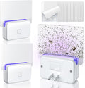 3 Pcs Fruit Fly Traps for Indoors (3 Device+20 Refills) Plug in Fly Trap for Gnats, Fruit Flies, Flying Insects Sleek Design Indoor Safe