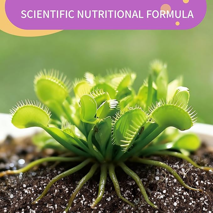 Premium Carnivorous Plant Soil for Venus Fly Trap Live Plants 4qt | New Upgraded Formula with High Drainage & Breathability