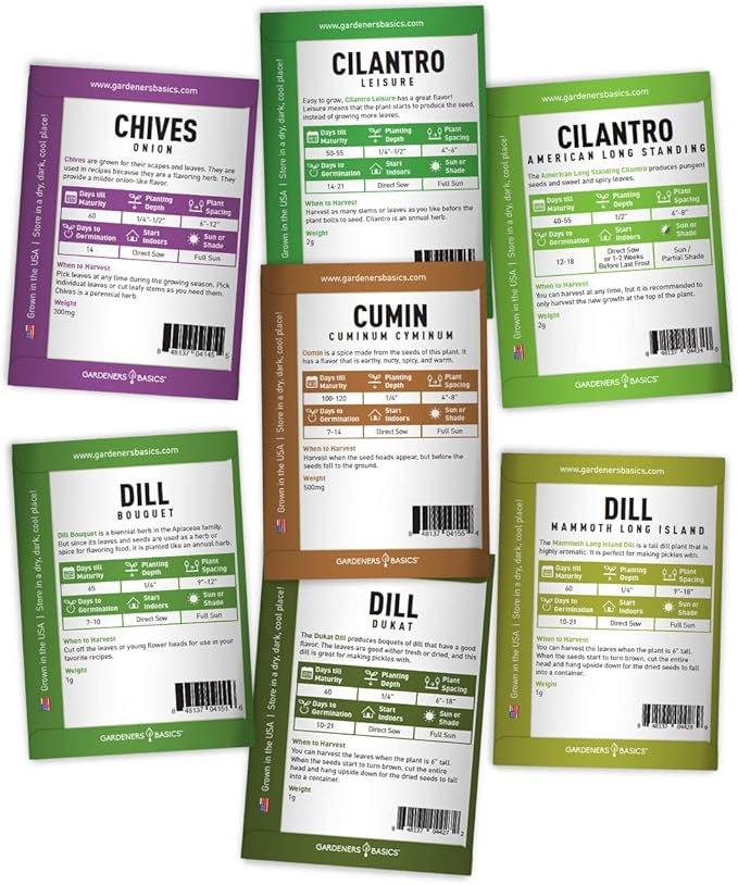 Gardening Gifts - 70 Variety Heirloom Seed Pack | 35 Herb Seeds + 35 Flower Seeds | Non-GMO, USA Grown, Pollinator Friendly | Perfect Garden Gift for Women, Men, Beginners & Plant Lovers
