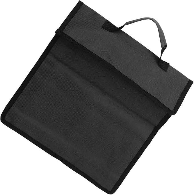 Gavigain Garden Tool Storage Bag 600D Oxford Cloth Foldable Portable Gardening Tote with Multiple Pockets for Outdoor Garden (Black)